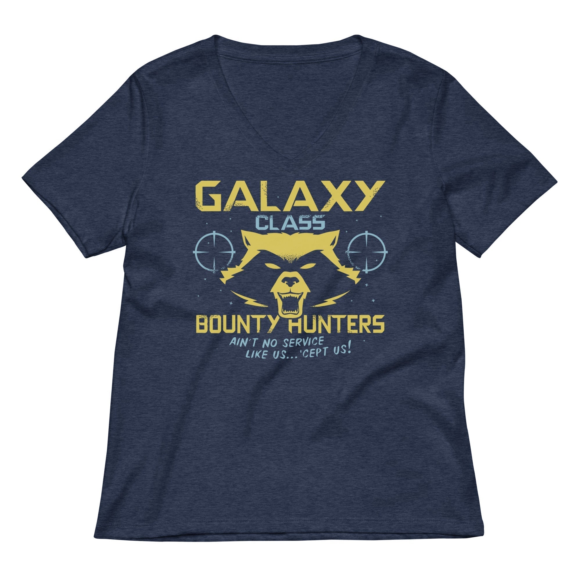 Galaxy Class Bounty Hunters Women's V-Neck Tee Hoodie, Sweatshirt | CoreVibeTees.com (Image 2)