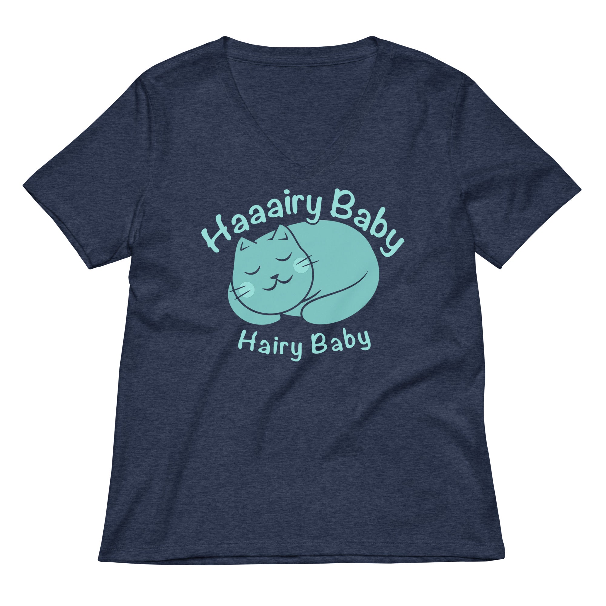 Hairy Baby Women's V-Neck Tee Hoodie, Sweatshirt | CoreVibeTees.com (Image 2)