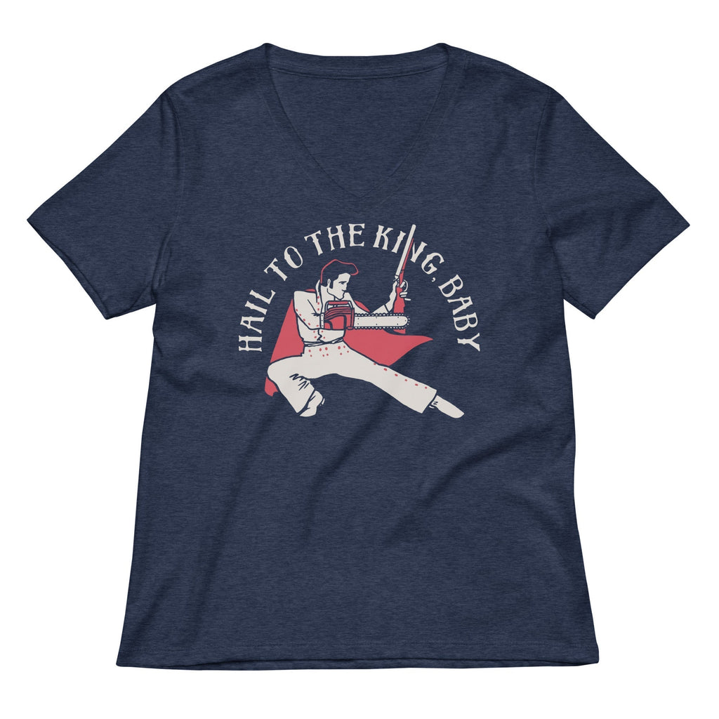 Hail To The King, Baby Women's V-Neck Tee Hoodie, Sweatshirt | CoreVibeTees.com (Image 2)