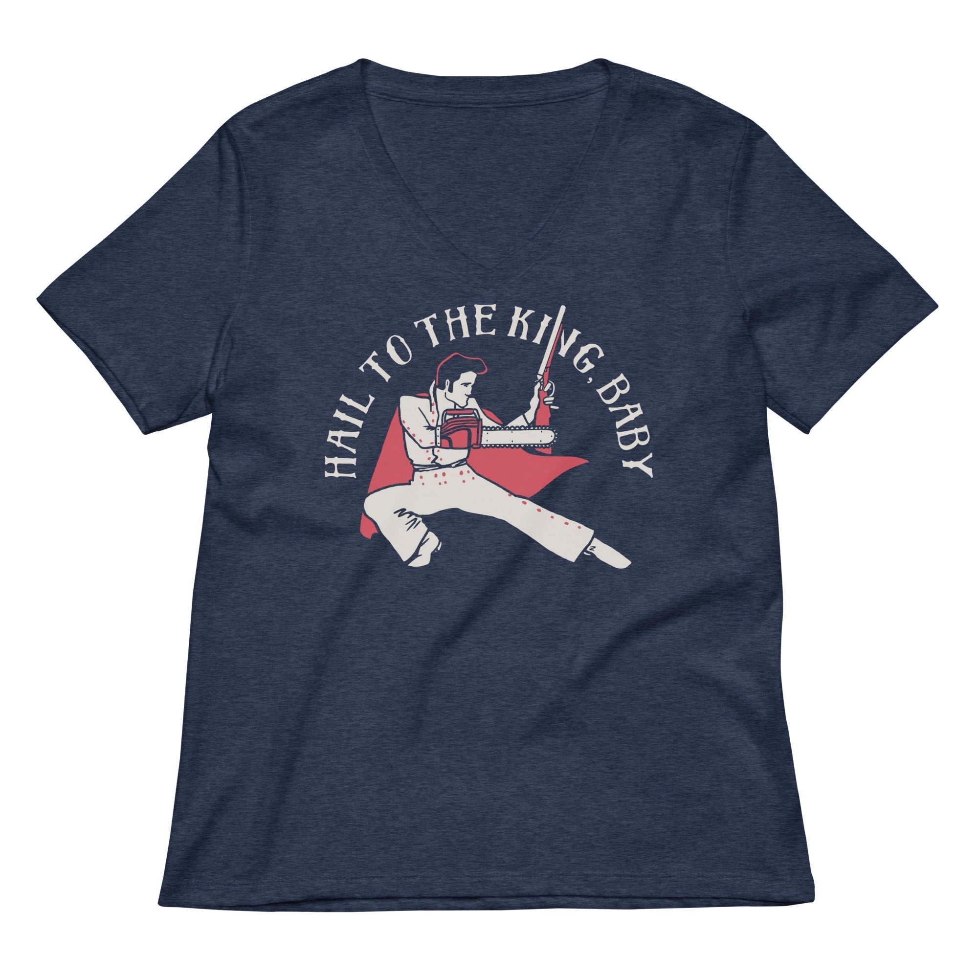 Hail To The King, Baby Women's V-Neck Tee Hoodie, Sweatshirt | CoreVibeTees.com (Image 2)