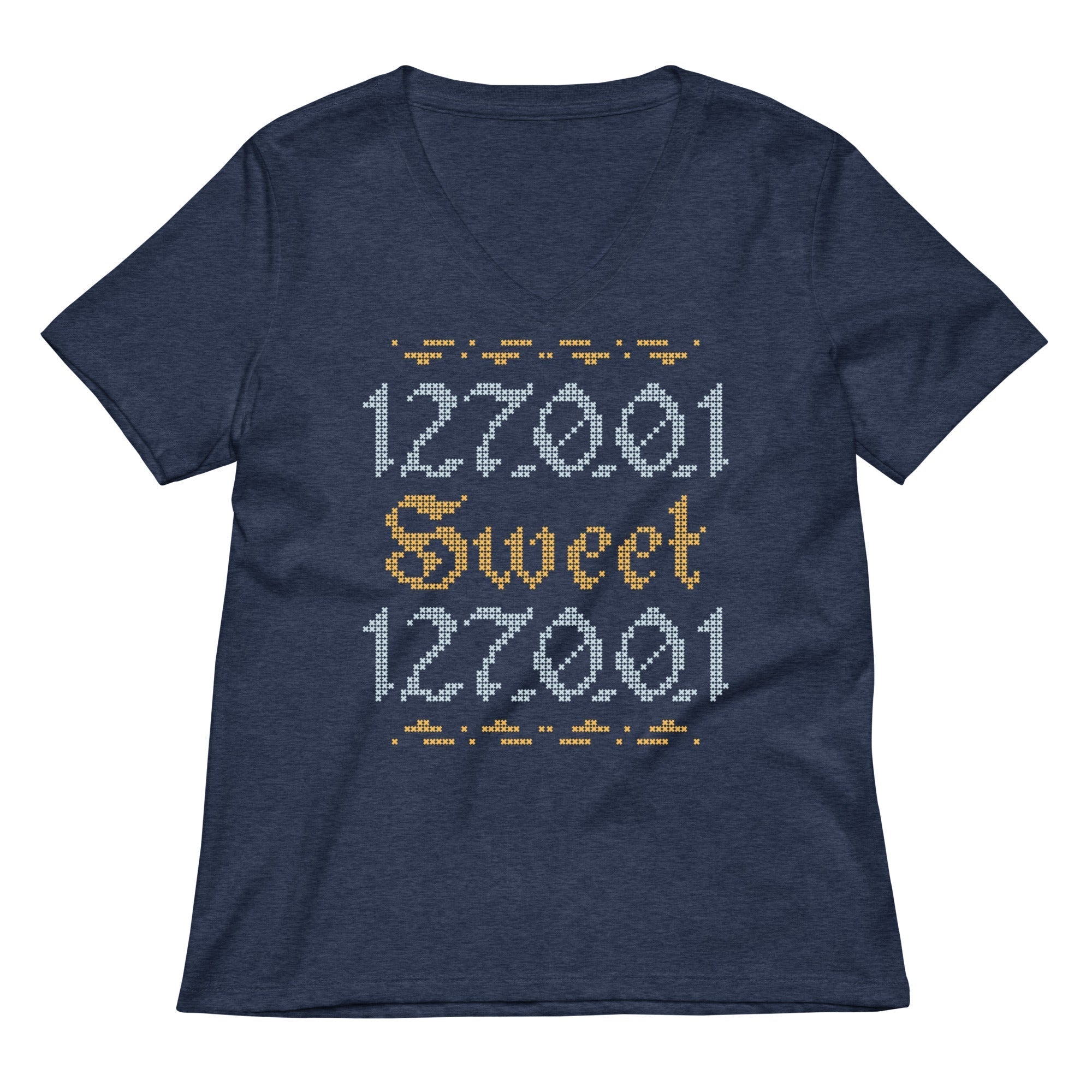 127001 Sweet 127001 Women's V-Neck Tee Hoodie, Sweatshirt | CoreVibeTees.com (Image 2)
