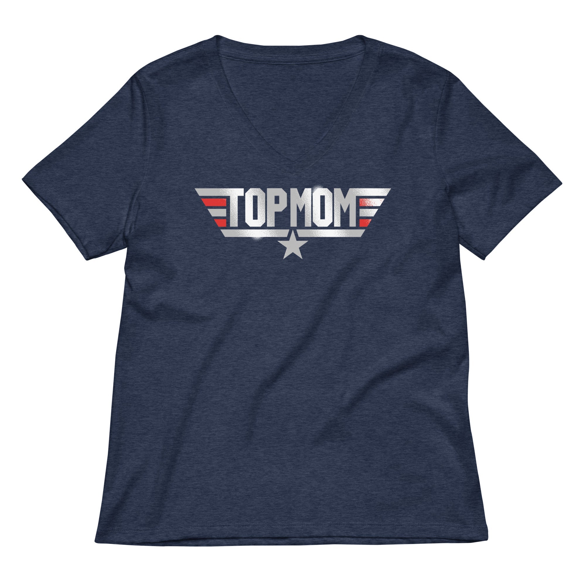 Top Mom Women's V-Neck Tee Hoodie, Sweatshirt | CoreVibeTees.com (Image 2)