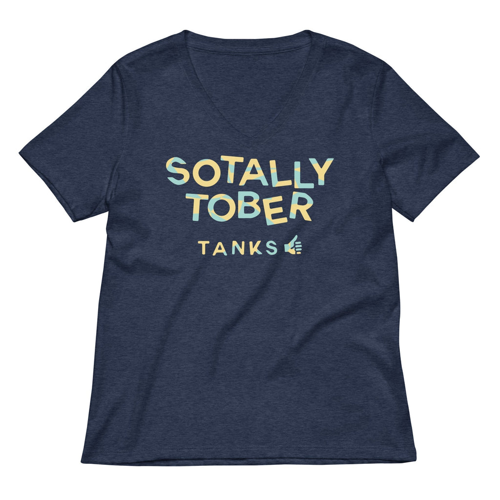Sotally Tober Women's V-Neck Tee Hoodie, Sweatshirt | CoreVibeTees.com (Image 2)