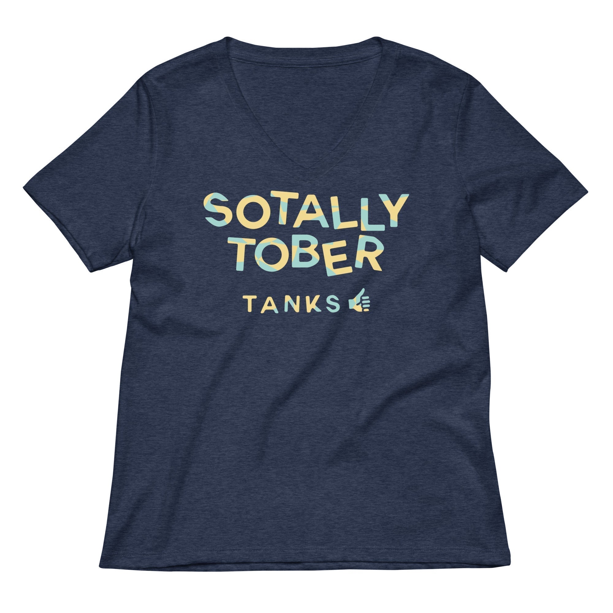 Sotally Tober Women's V-Neck Tee Hoodie, Sweatshirt | CoreVibeTees.com (Image 2)