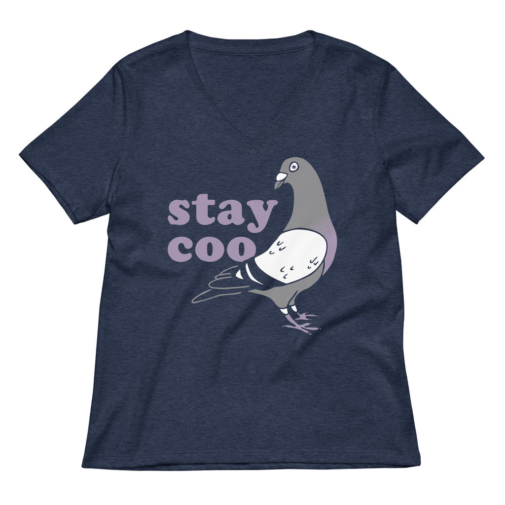 Stay Coo Women's V-Neck Tee Hoodie, Sweatshirt | CoreVibeTees.com (Image 2)