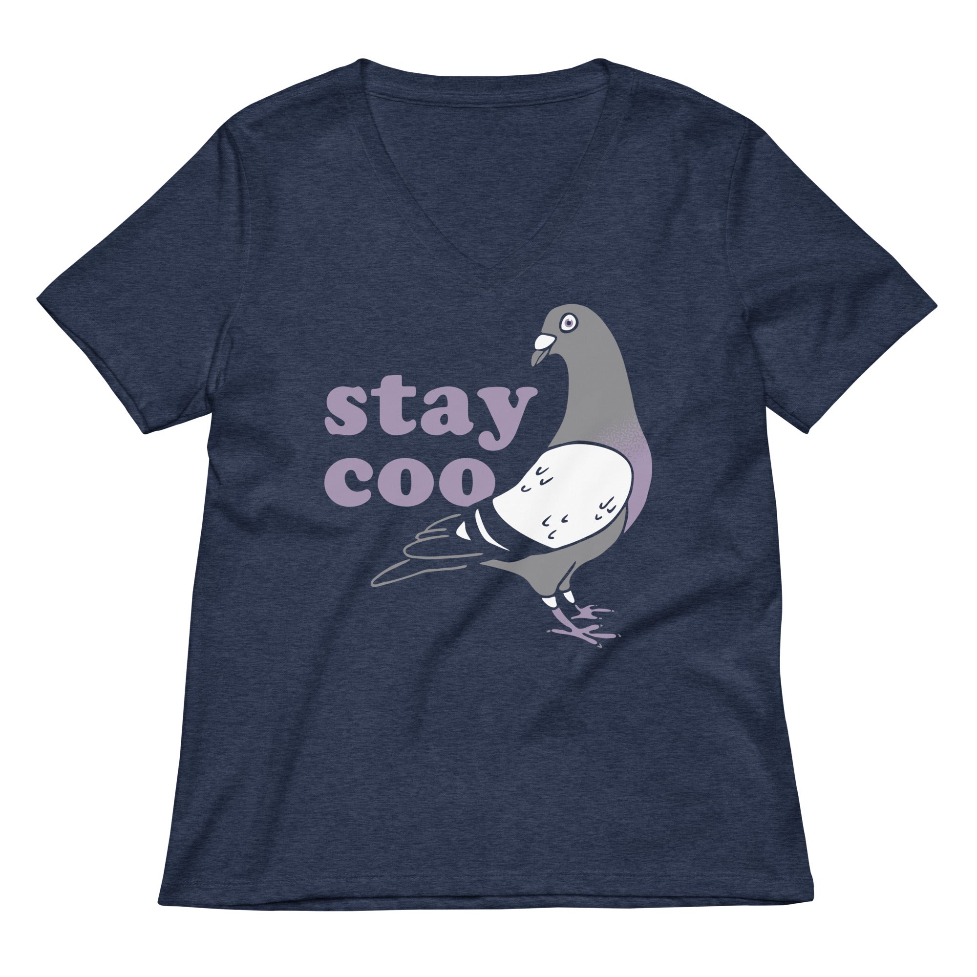 Stay Coo Women's V-Neck Tee Hoodie, Sweatshirt | CoreVibeTees.com (Image 2)