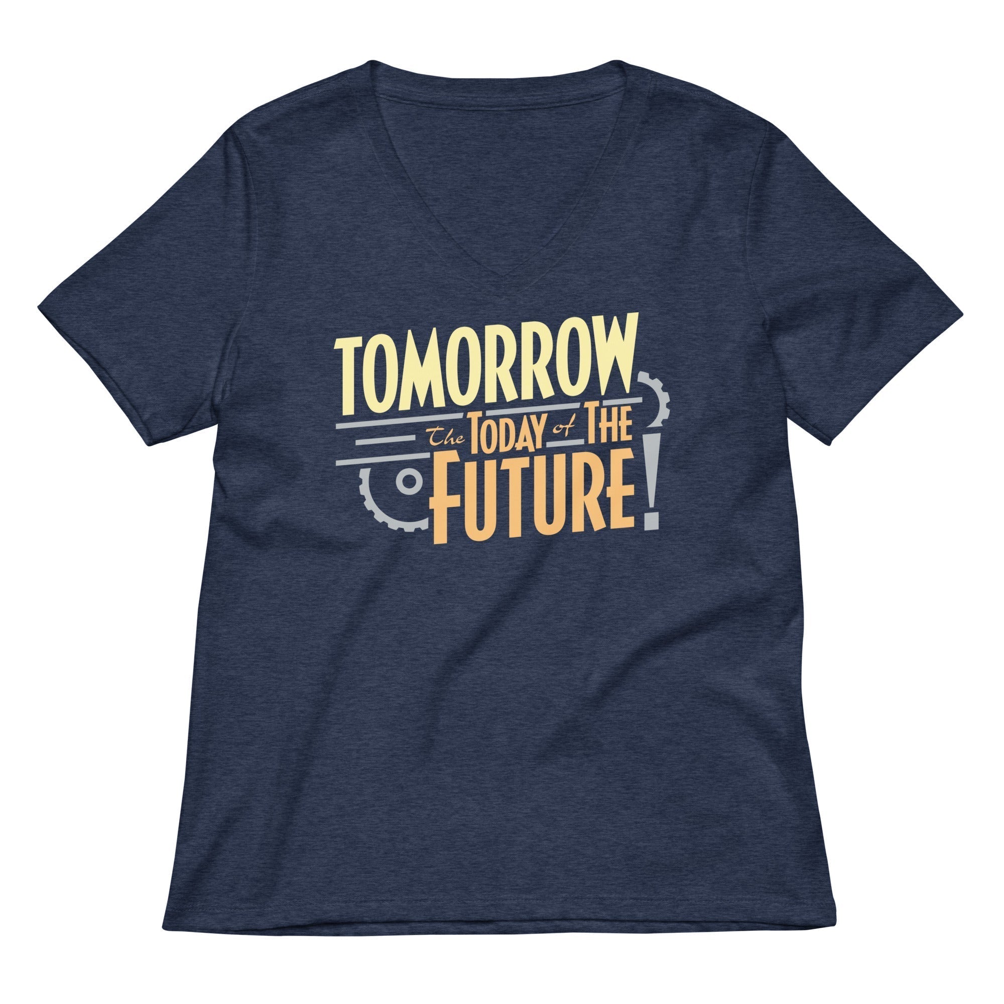 Tomorrow, The Today Of The Future Women's V-Neck Tee Hoodie, Sweatshirt | CoreVibeTees.com (Image 2)