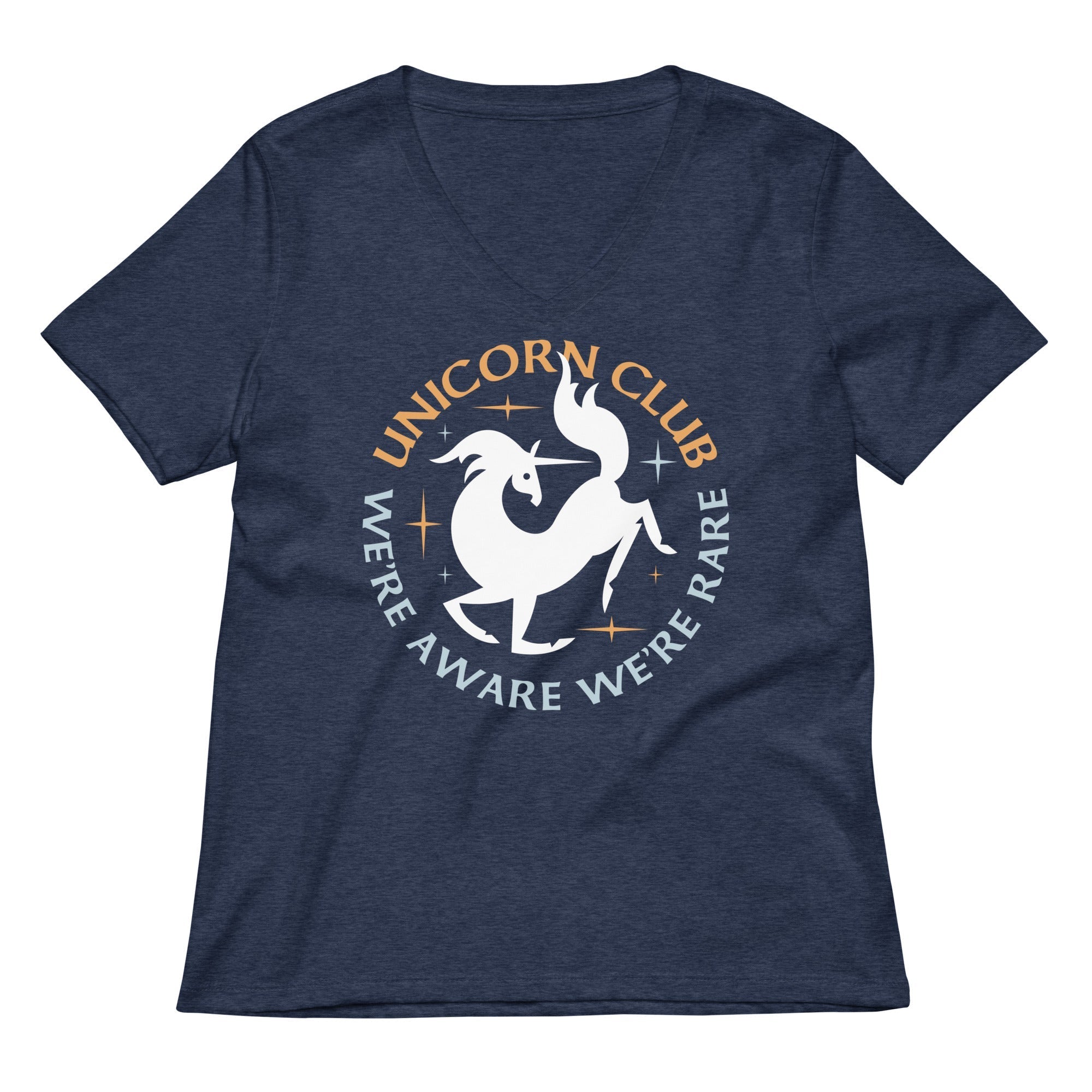 Unicorn Club Women's V-Neck Tee Hoodie, Sweatshirt | CoreVibeTees.com (Image 2)
