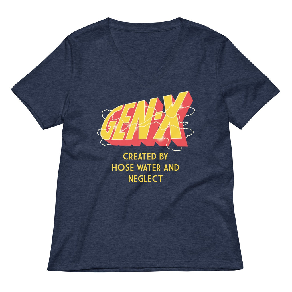 Gen-X Women's V-Neck Tee Hoodie, Sweatshirt | CoreVibeTees.com (Image 2)