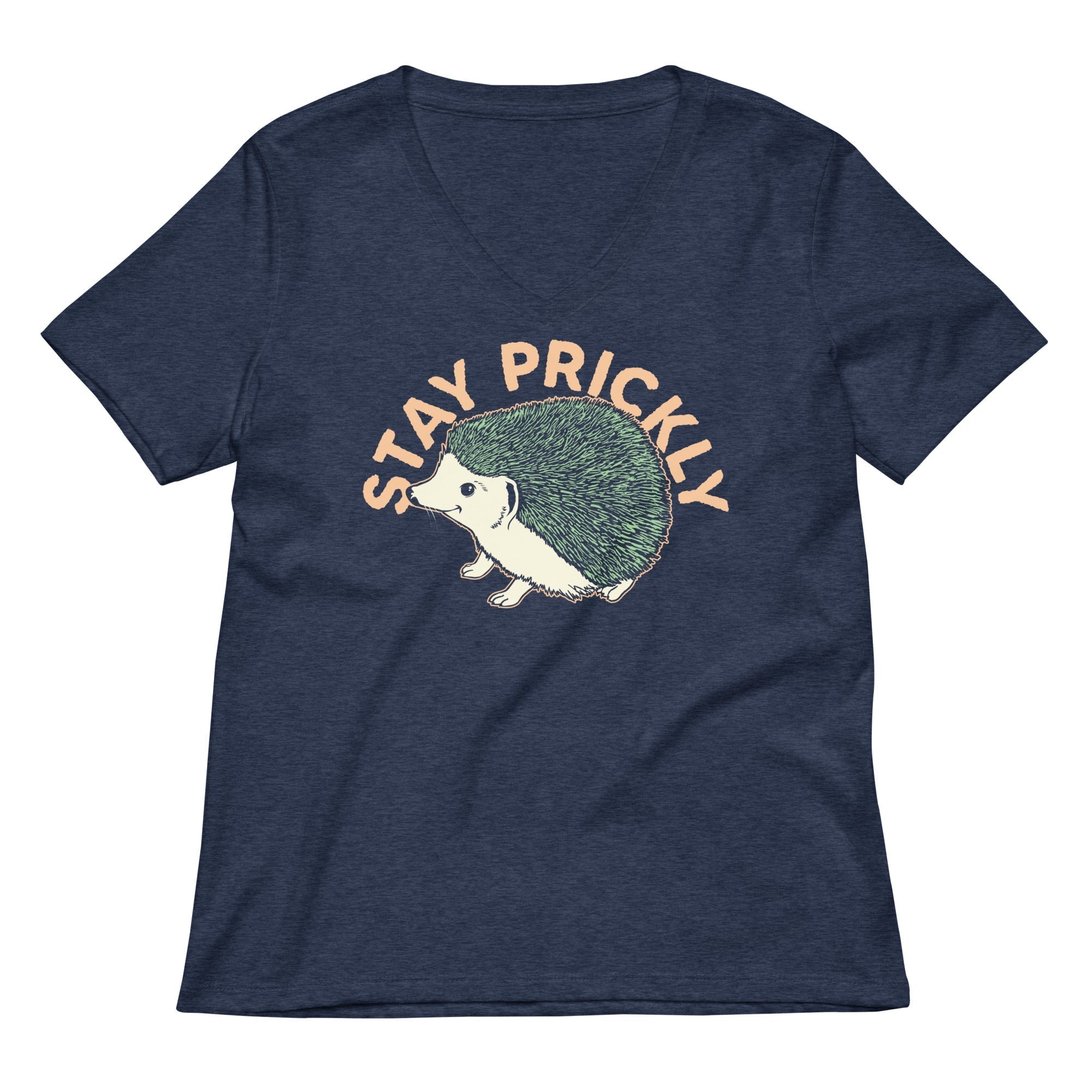 Stay Prickly Women's V-Neck Tee Hoodie, Sweatshirt | CoreVibeTees.com (Image 1)