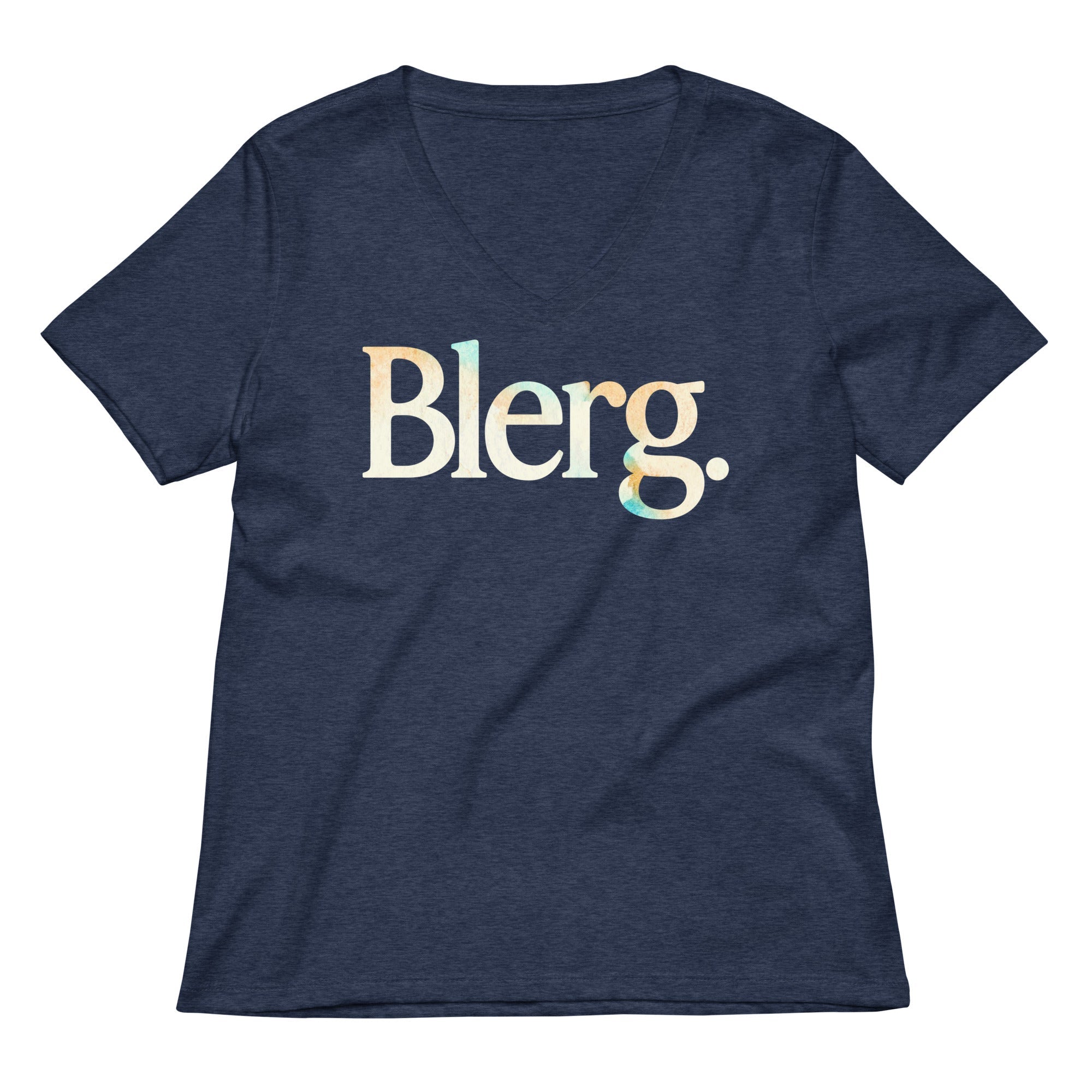 Blerg Women's V-Neck Tee Hoodie, Sweatshirt | CoreVibeTees.com (Image 1)