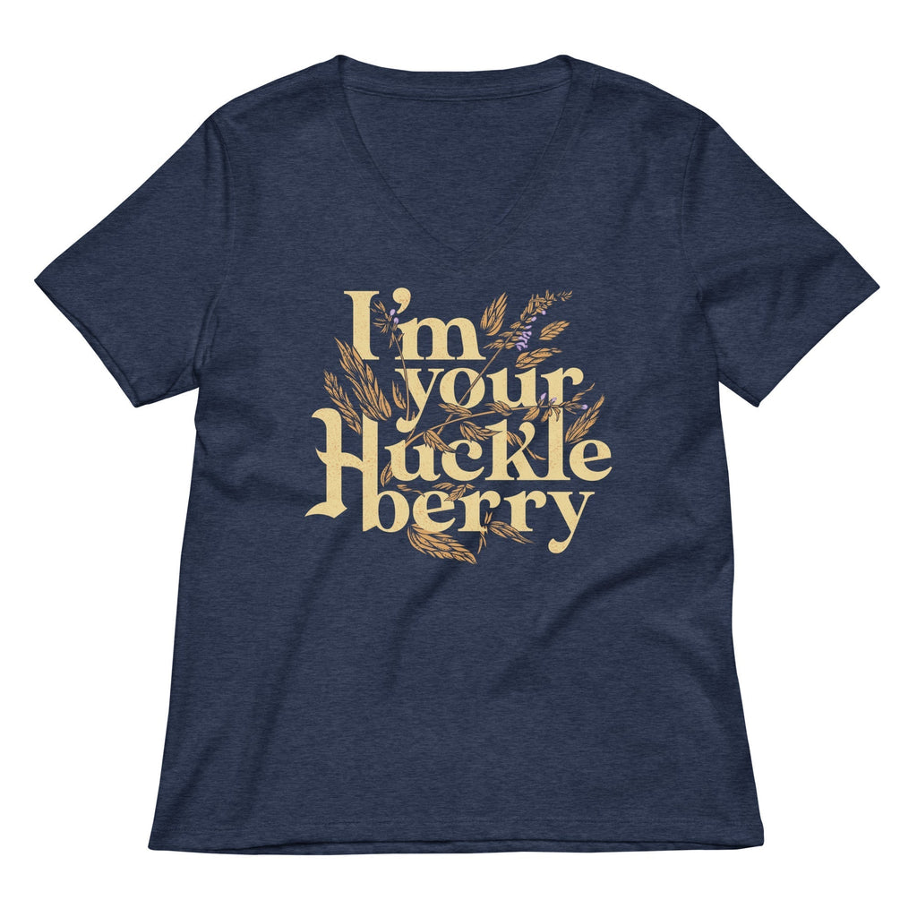I'm Your Huckleberry Women's V-Neck Tee Hoodie, Sweatshirt | CoreVibeTees.com (Image 2)