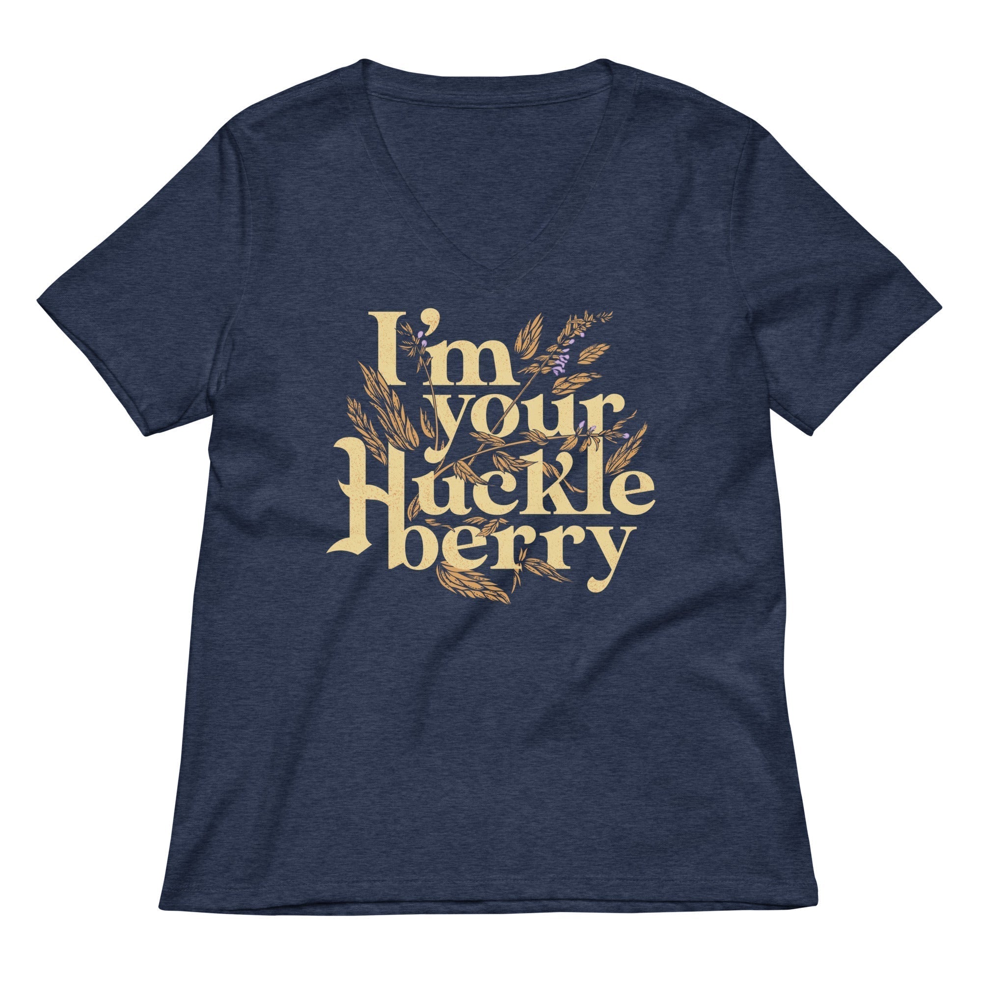 I'm Your Huckleberry Women's V-Neck Tee Hoodie, Sweatshirt | CoreVibeTees.com (Image 2)