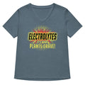 Electrolytes, It's What Plants Crave! Women's V-Neck Tee Hoodie, Sweatshirt | CoreVibeTees.com (Image 1)