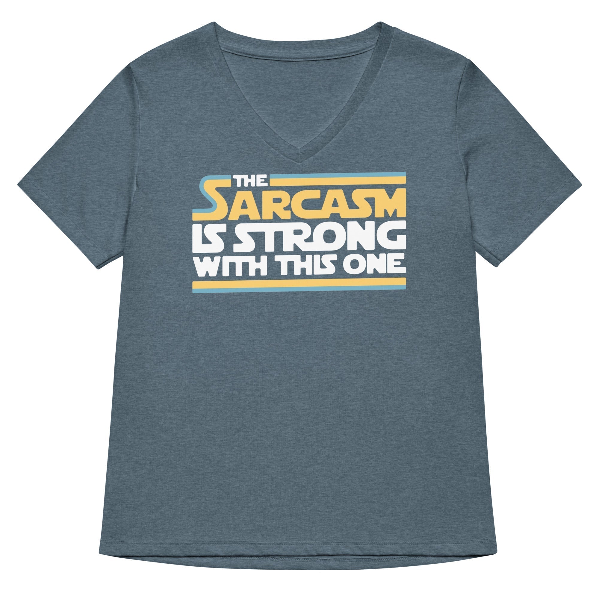 The Sarcasm Is Strong With This One Women's V-Neck Tee Hoodie, Sweatshirt | CoreVibeTees.com (Image 4)