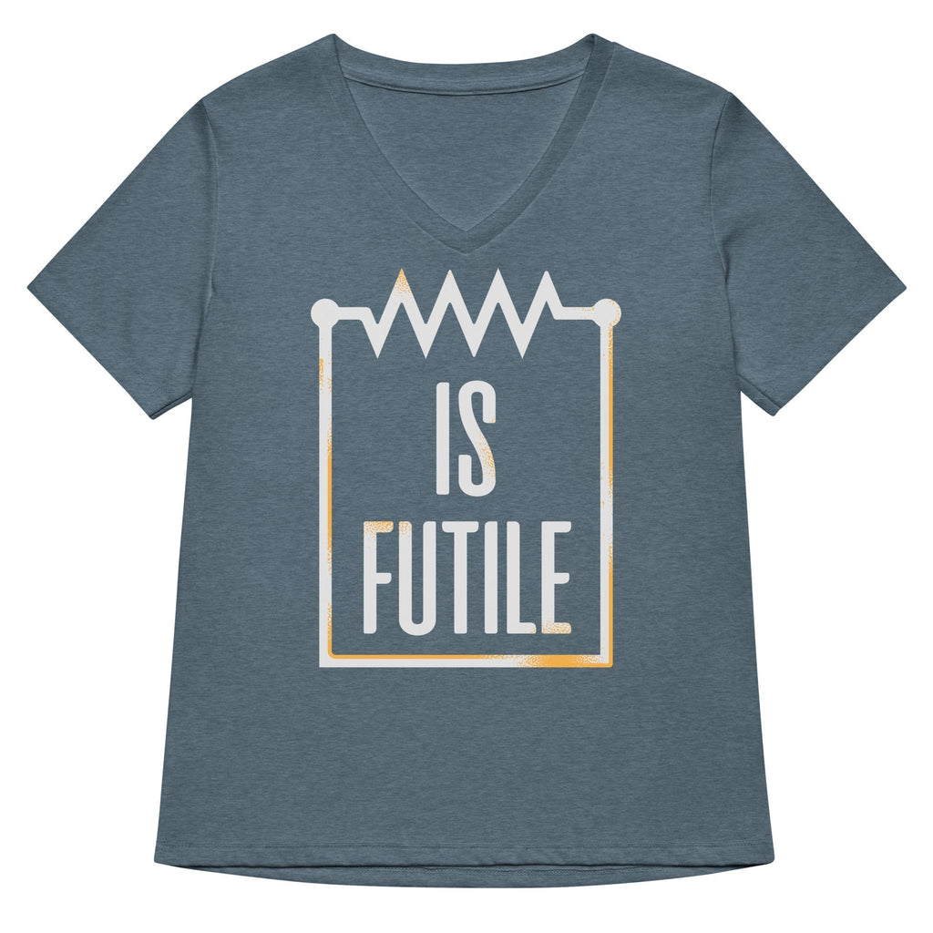 Resistor Is Futile Women's V-Neck Tee Hoodie, Sweatshirt | CoreVibeTees.com (Image 4)