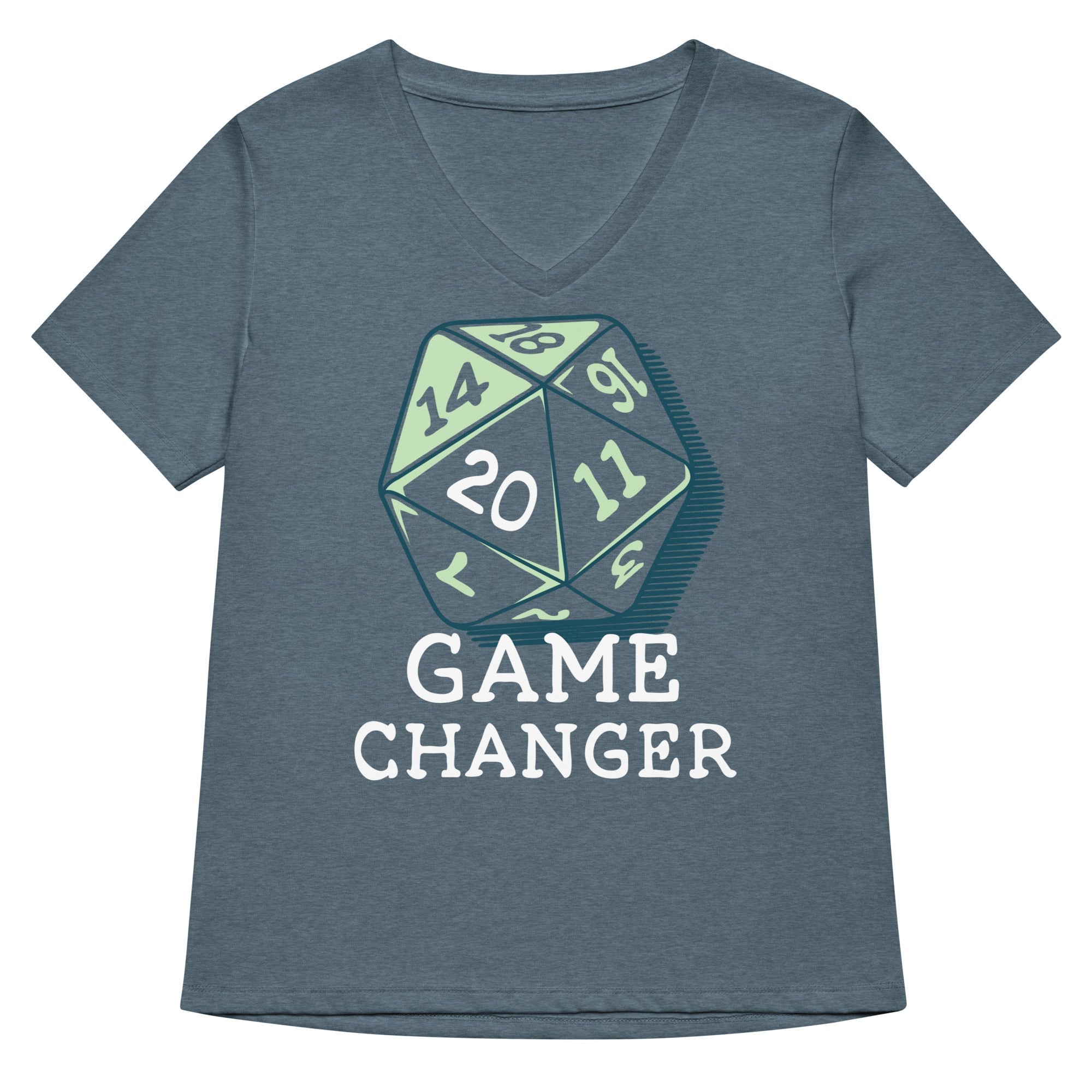Game Changer Women's V-Neck Tee Hoodie, Sweatshirt | CoreVibeTees.com (Image 1)