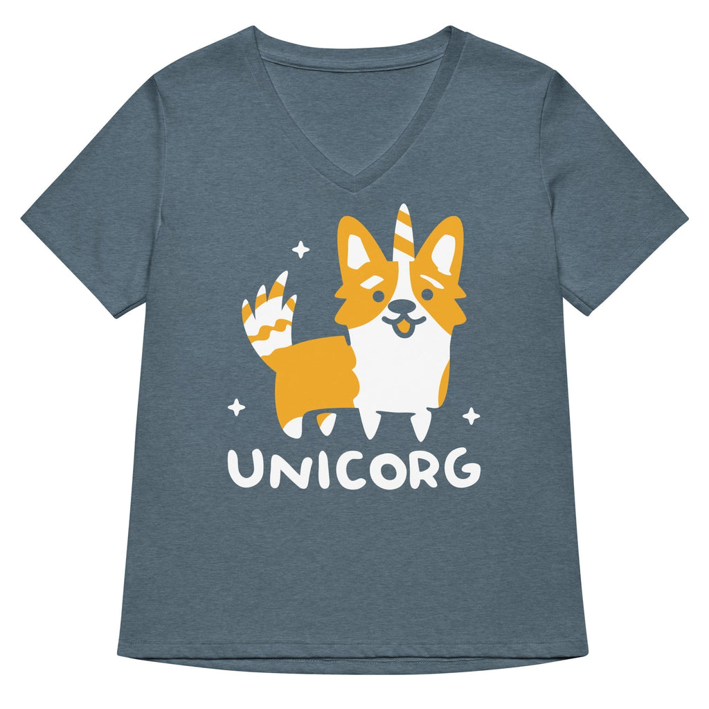 Unicorg Women's V-Neck Tee Hoodie, Sweatshirt | CoreVibeTees.com (Image 4)