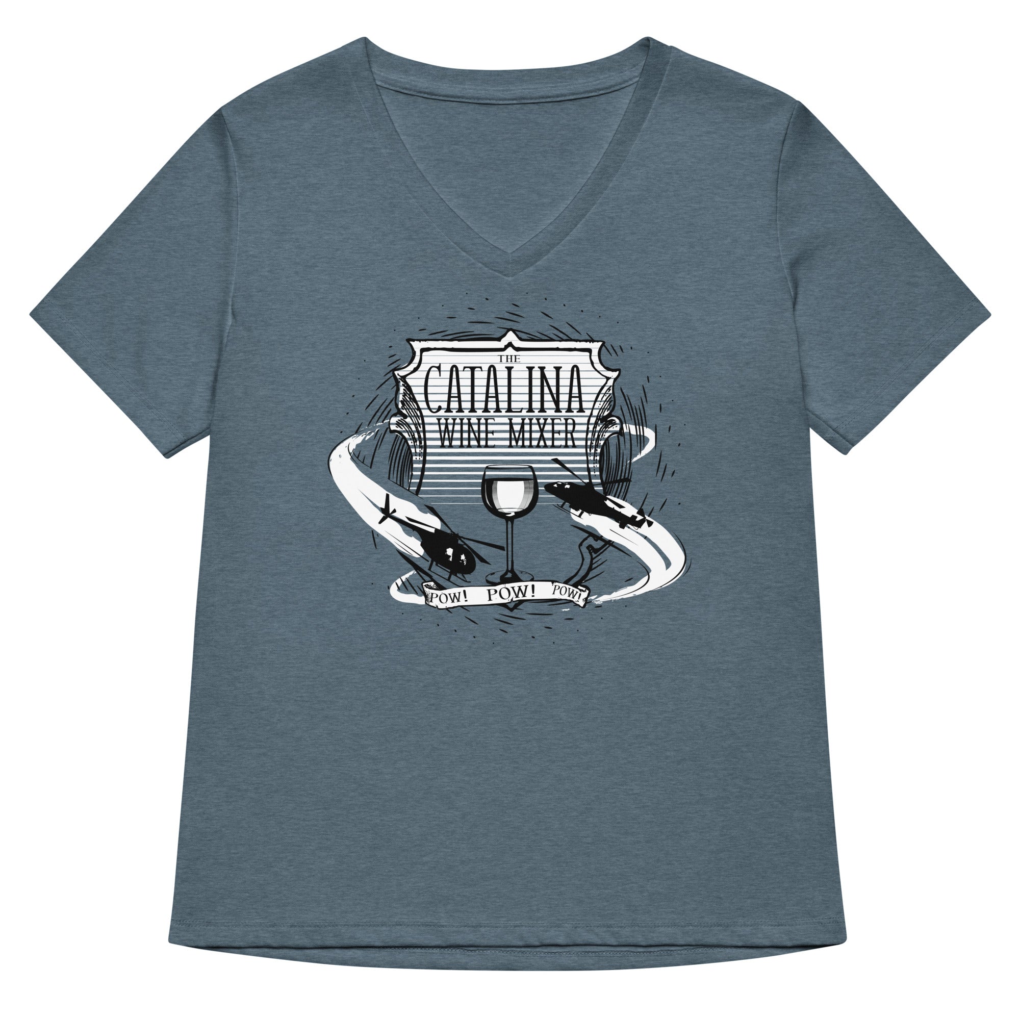 The Catalina Wine Mixer Women's V-Neck Tee Hoodie, Sweatshirt | CoreVibeTees.com (Image 1)