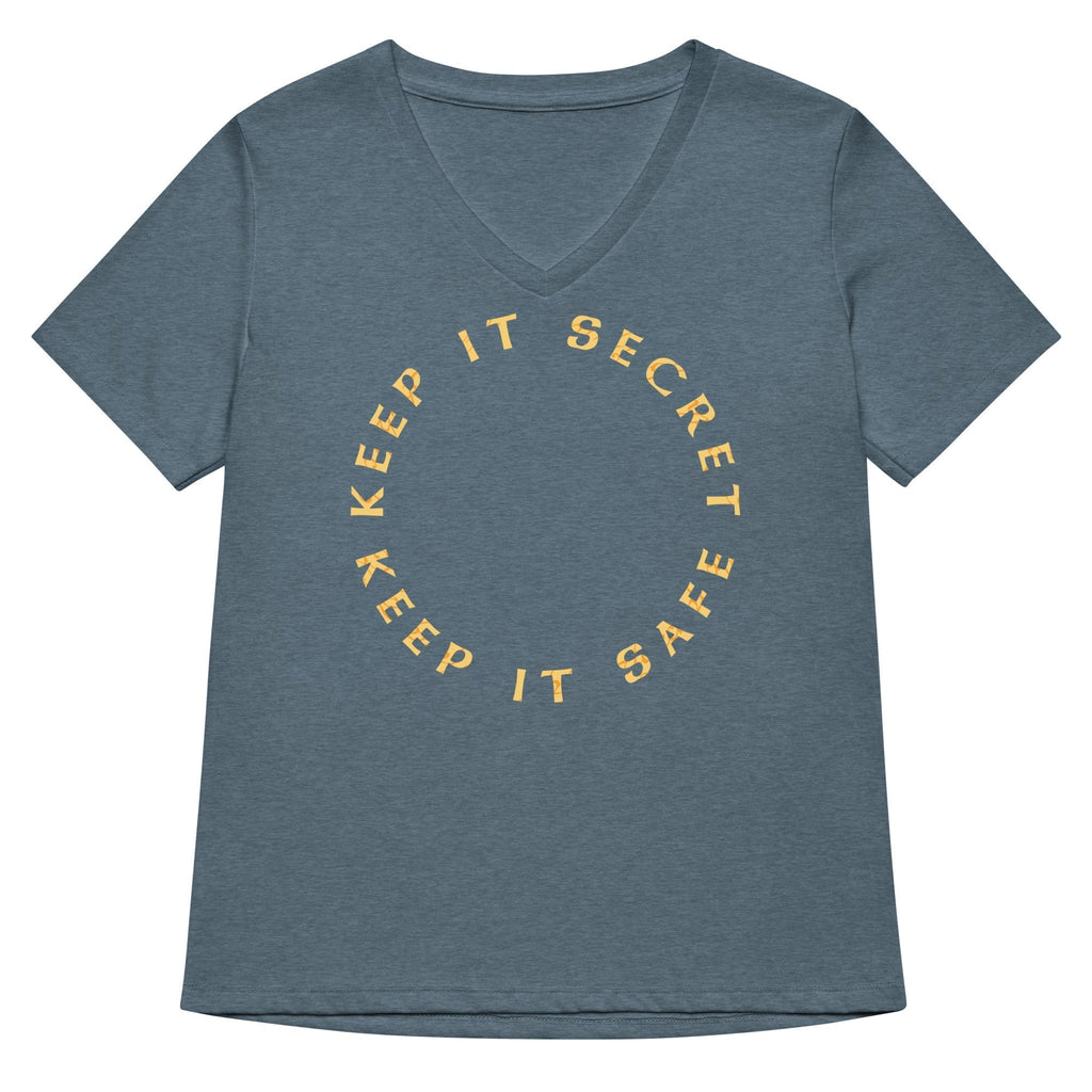 Keep It Secret Keep It Safe Women's V-Neck Tee Hoodie, Sweatshirt | CoreVibeTees.com (Image 4)