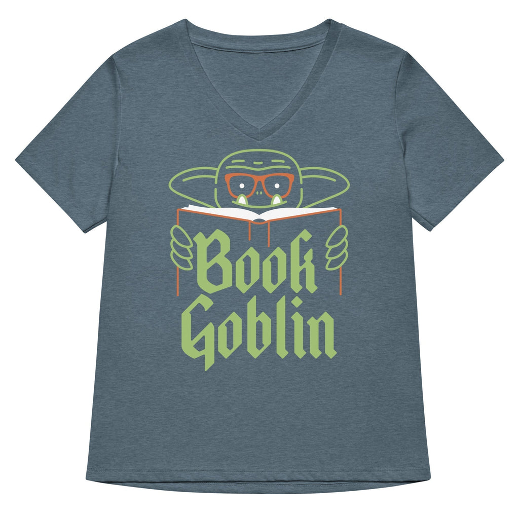 Book Goblin Women's V-Neck Tee Hoodie, Sweatshirt | CoreVibeTees.com (Image 4)