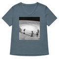 Surf's Up Women's V-Neck Tee Hoodie, Sweatshirt | CoreVibeTees.com (Image 1)