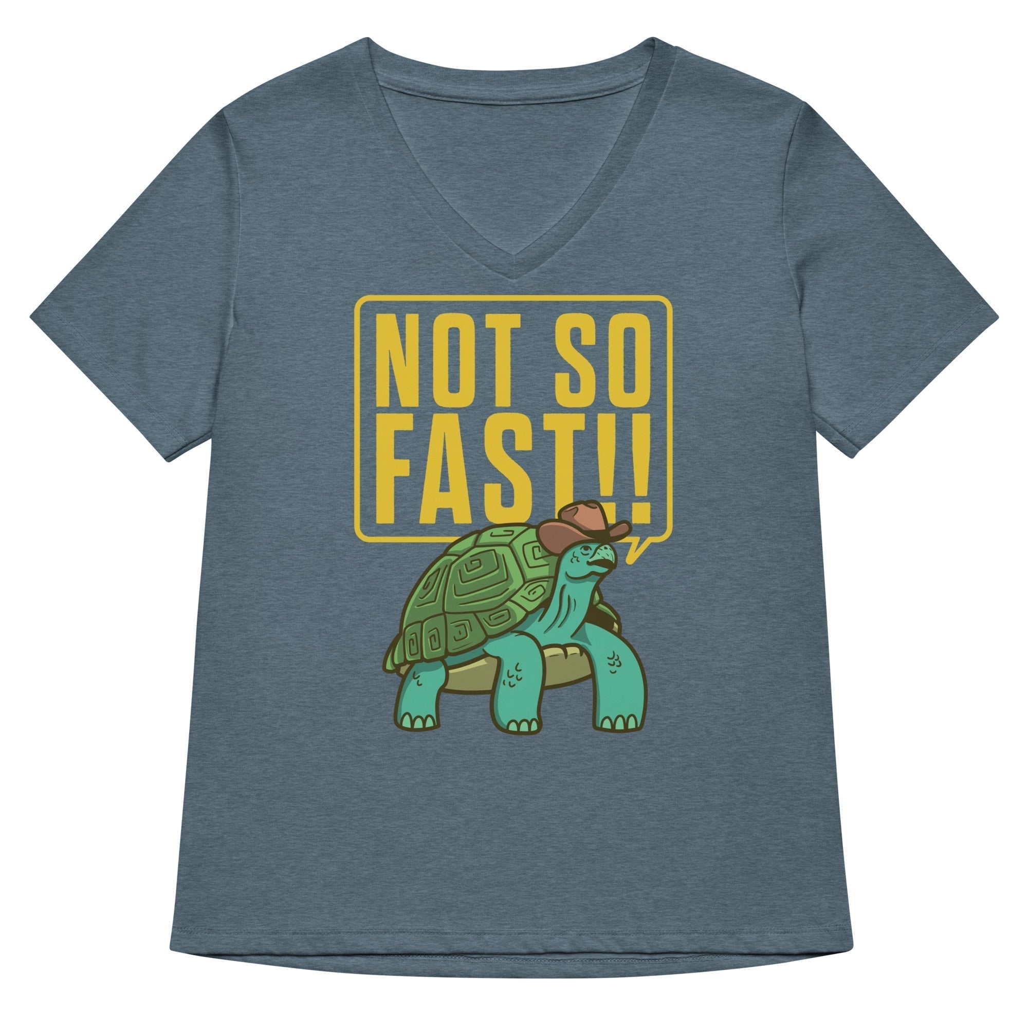 Not So Fast!! Women's V-Neck Tee Hoodie, Sweatshirt | CoreVibeTees.com (Image 4)