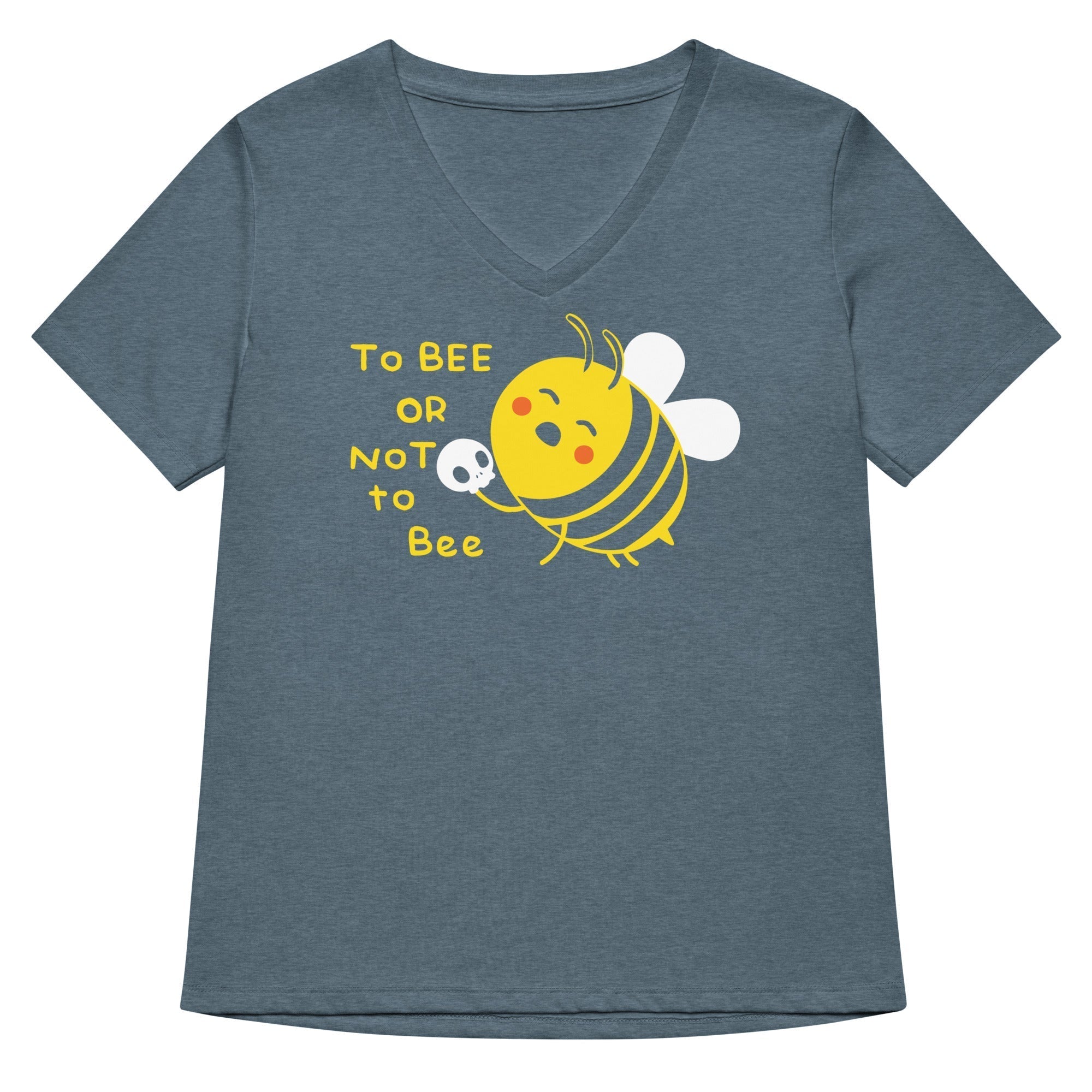 To Bee Or Not To Bee Women's V-Neck Tee Hoodie, Sweatshirt | CoreVibeTees.com (Image 4)