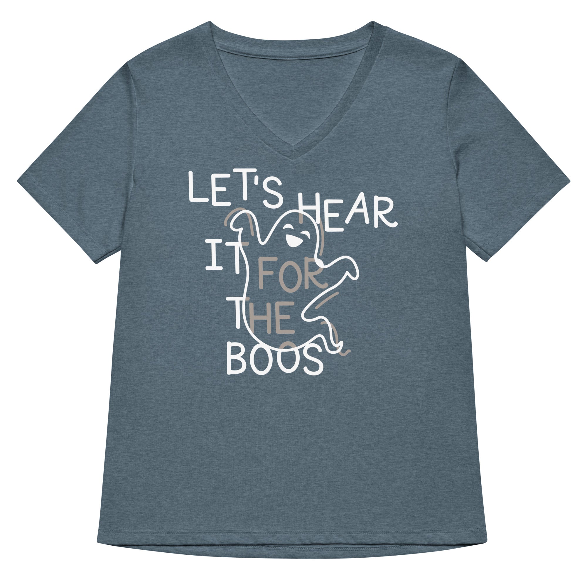 Let's Hear It For The Boos Women's V-Neck Tee Hoodie, Sweatshirt | CoreVibeTees.com (Image 4)