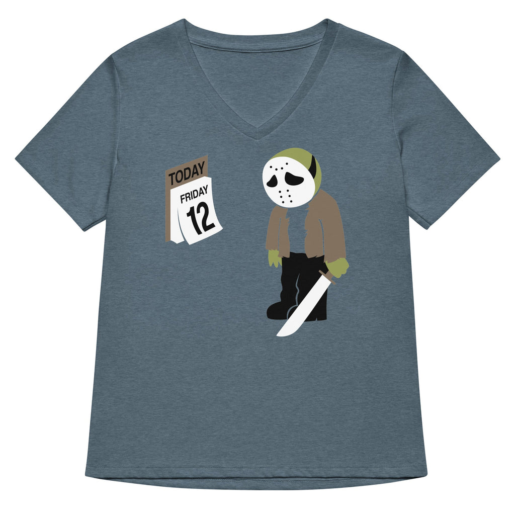 Friday the 12th Women's V-Neck Tee Hoodie, Sweatshirt | CoreVibeTees.com
