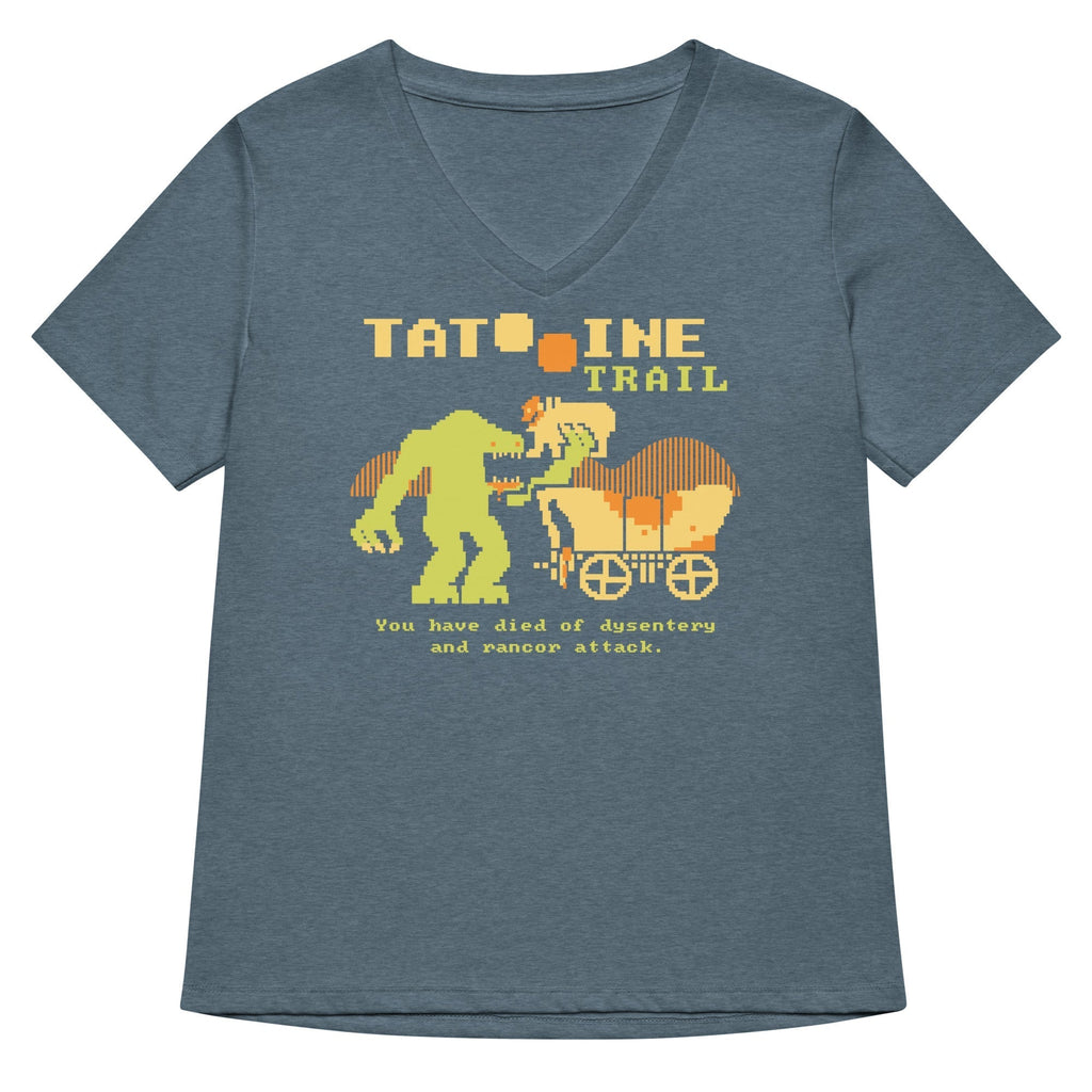 Tatooine Trail Women's V-Neck Tee Hoodie, Sweatshirt | CoreVibeTees.com (Image 3)