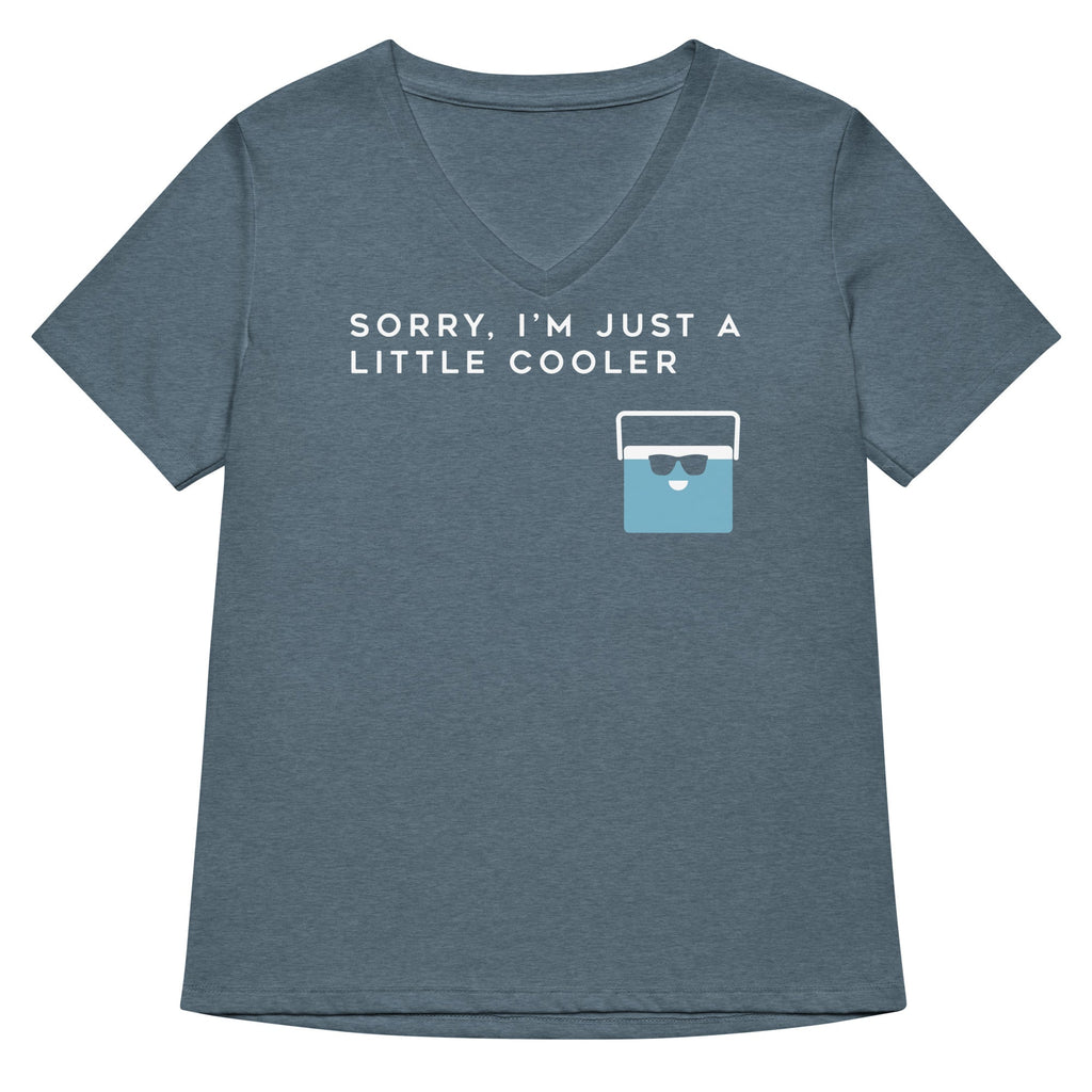 Sorry, I'm Just A Little Cooler Women's V-Neck Tee Hoodie, Sweatshirt | CoreVibeTees.com (Image 4)