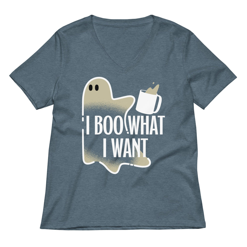 I Boo What I Want Women's V-Neck Tee Hoodie, Sweatshirt | CoreVibeTees.com (Image 4)