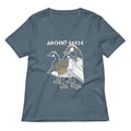 Ancient Geese Women's V-Neck Tee Hoodie, Sweatshirt | CoreVibeTees.com (Image 1)