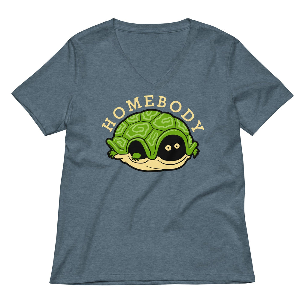 Homebody Women's V-Neck Tee Hoodie, Sweatshirt | CoreVibeTees.com (Image 1)