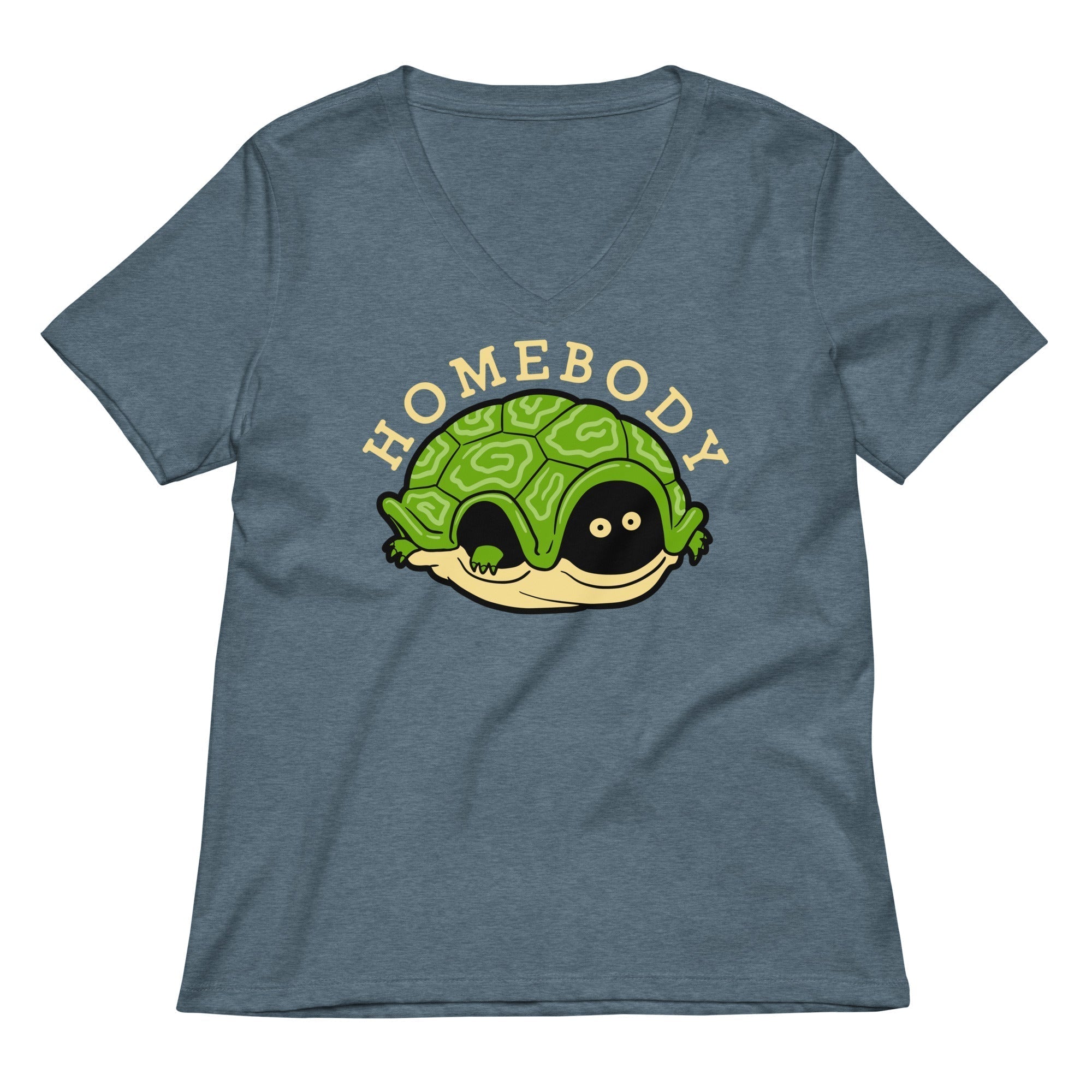 Homebody Women's V-Neck Tee Hoodie, Sweatshirt | CoreVibeTees.com (Image 1)