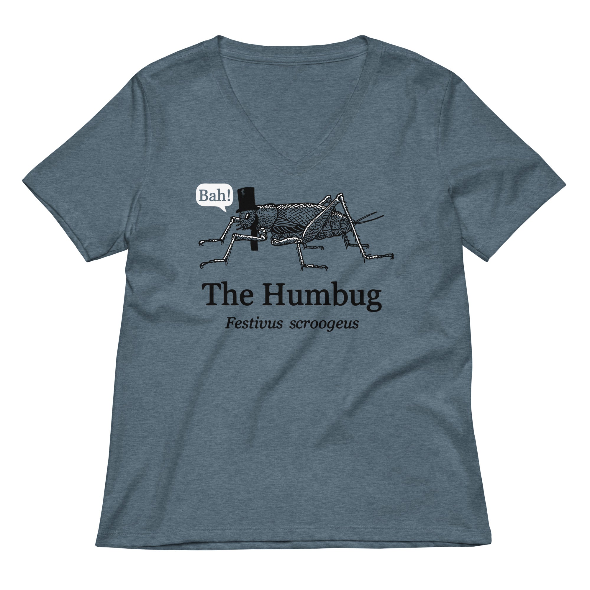The Humbug Women's V-Neck Tee Hoodie, Sweatshirt | CoreVibeTees.com (Image 1)