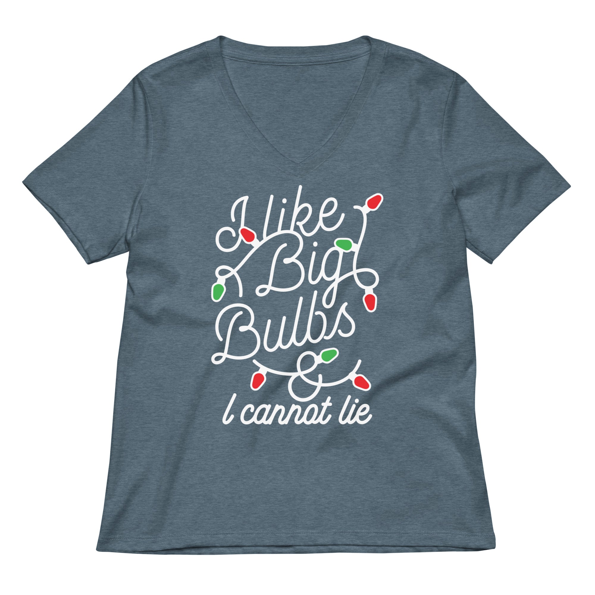 I Like Big Bulbs & I Cannot Lie Women's V-Neck Tee Hoodie, Sweatshirt | CoreVibeTees.com (Image 4)