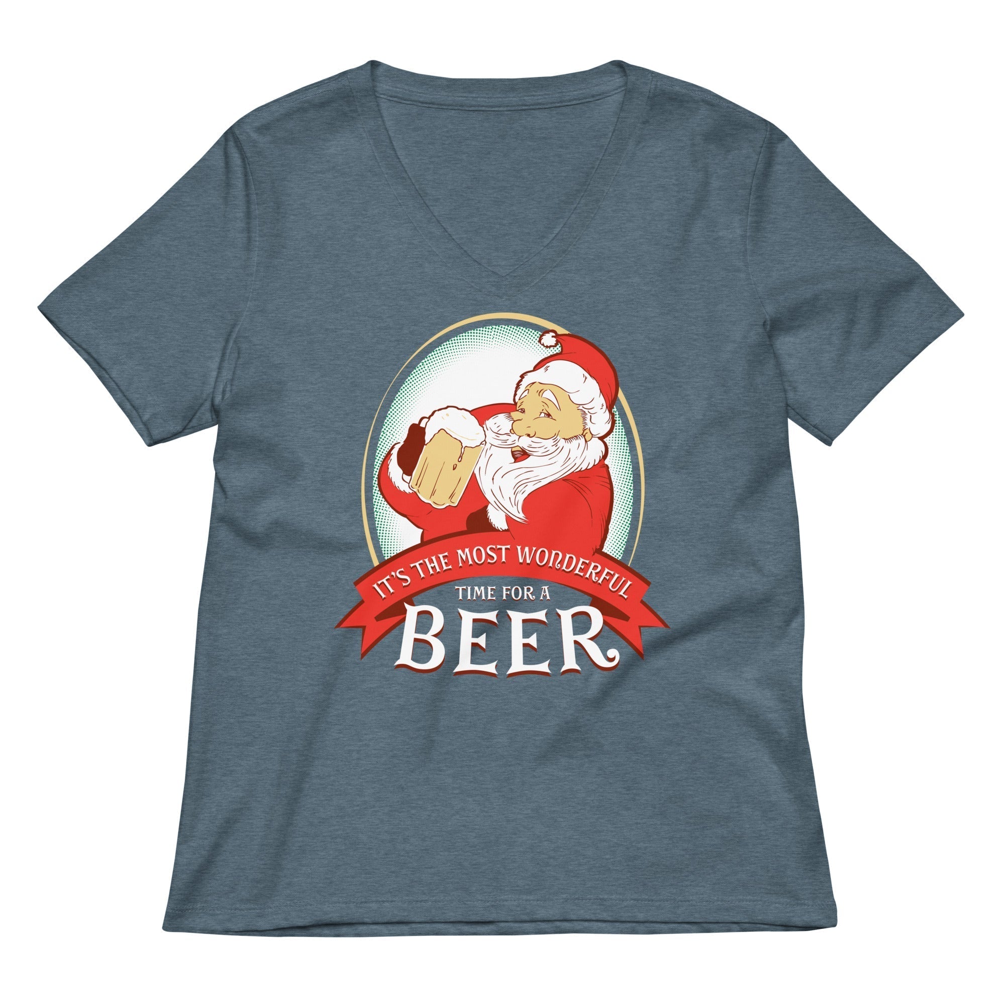 It's the Most Wonderful Time Women's V-Neck Tee Hoodie, Sweatshirt | CoreVibeTees.com (Image 4)