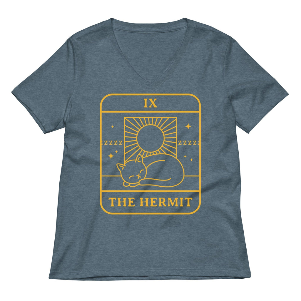 The Hermit Women's V-Neck Tee Hoodie, Sweatshirt | CoreVibeTees.com (Image 5)