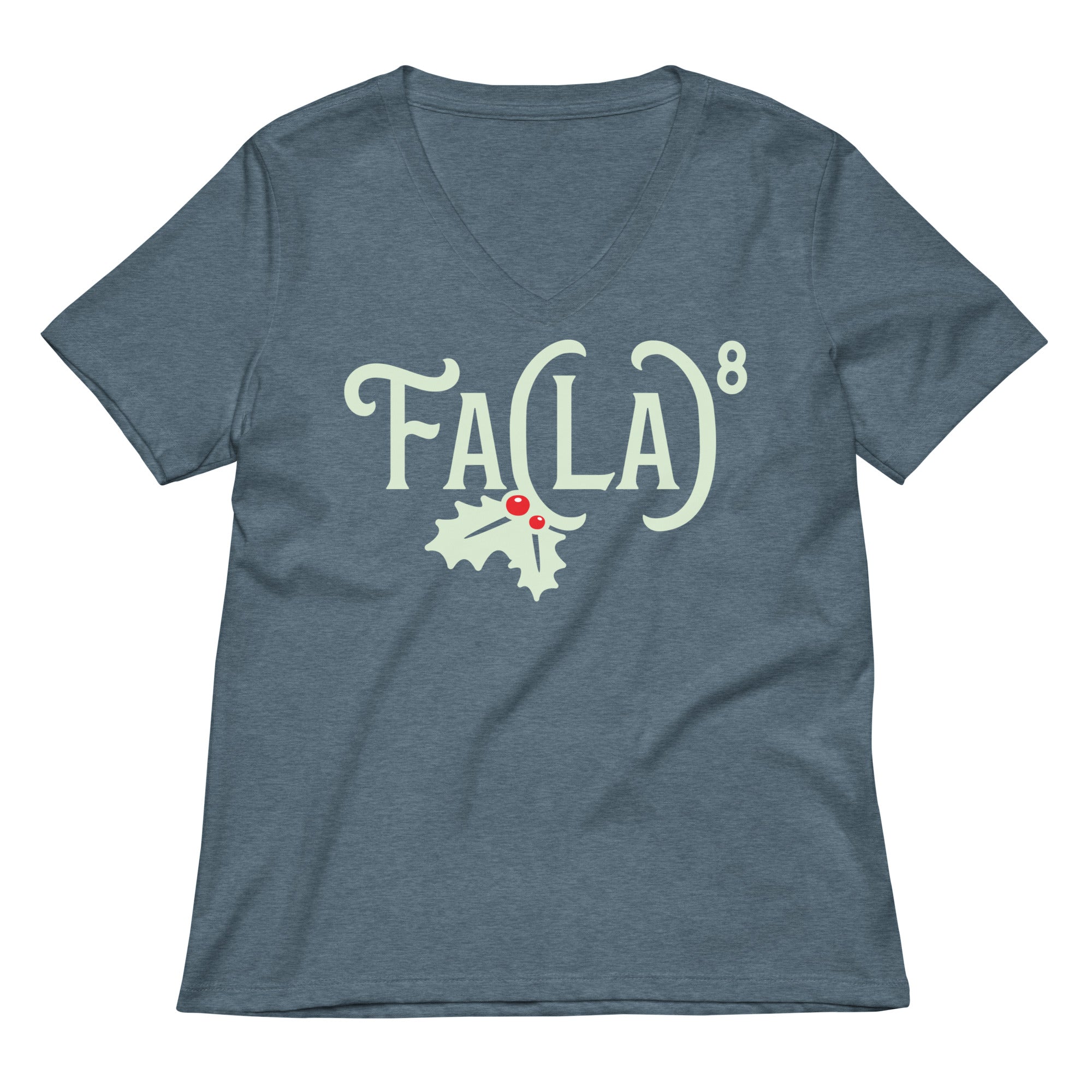 Fa LaLaLaLaLaLaLaLa Women's V-Neck Tee Hoodie, Sweatshirt | CoreVibeTees.com (Image 5)