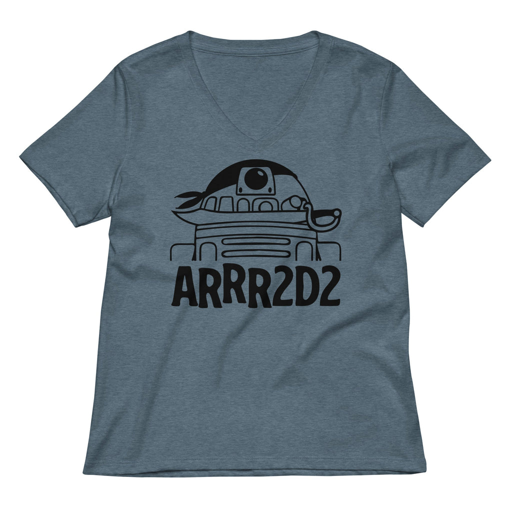 ARRR2D2 Women's V-Neck Tee Hoodie, Sweatshirt | CoreVibeTees.com (Image 1)