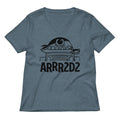 ARRR2D2 Women's V-Neck Tee Hoodie, Sweatshirt | CoreVibeTees.com (Image 1)