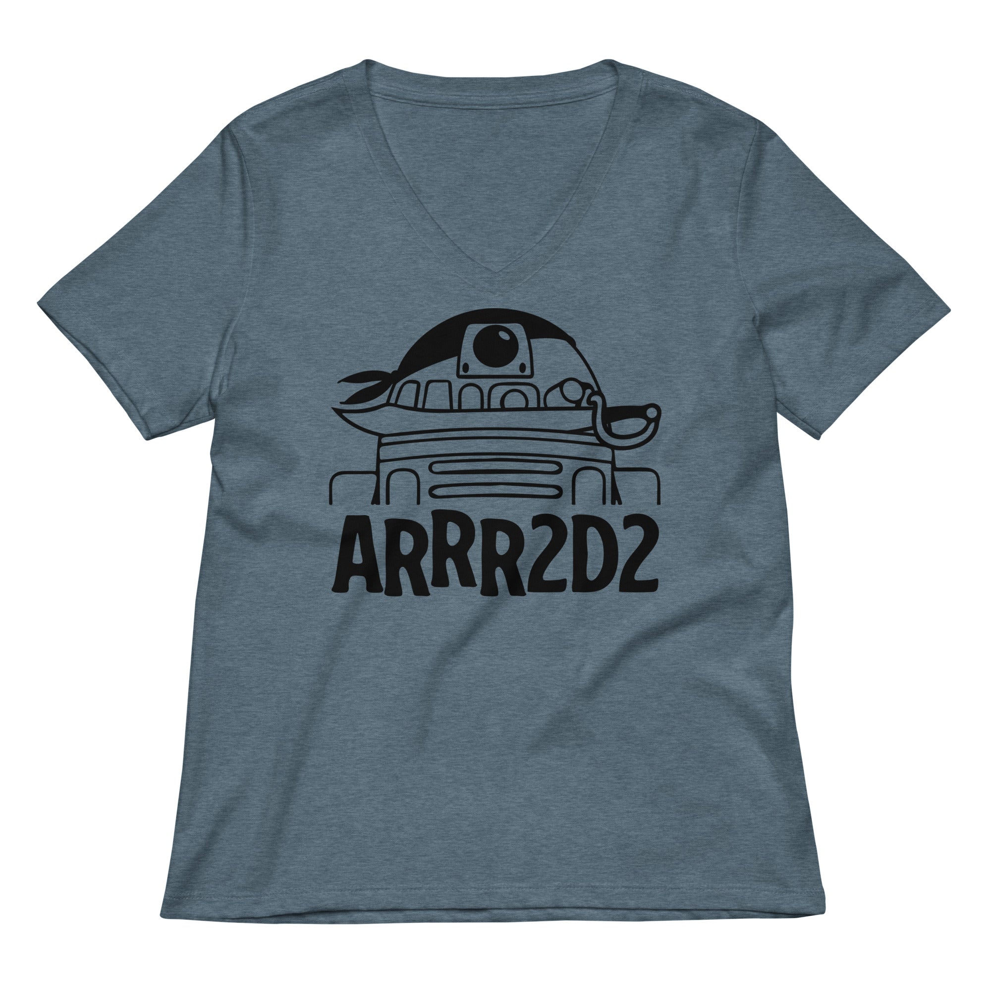 ARRR2D2 Women's V-Neck Tee Hoodie, Sweatshirt | CoreVibeTees.com (Image 1)