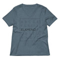 Elameno Women's V-Neck Tee Hoodie, Sweatshirt | CoreVibeTees.com (Image 1)