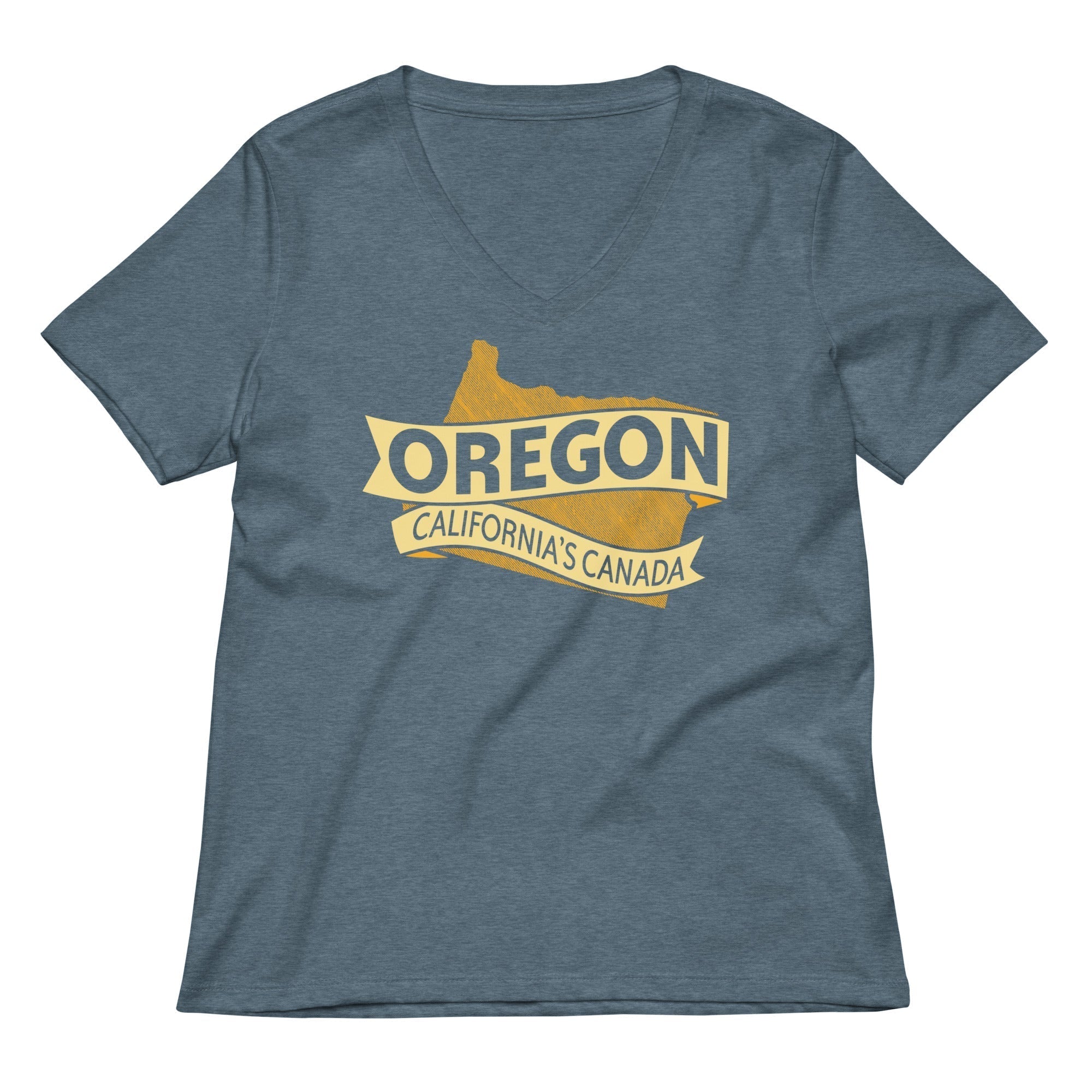 Oregon California's Canada Women's V-Neck Tee Hoodie, Sweatshirt | CoreVibeTees.com (Image 4)