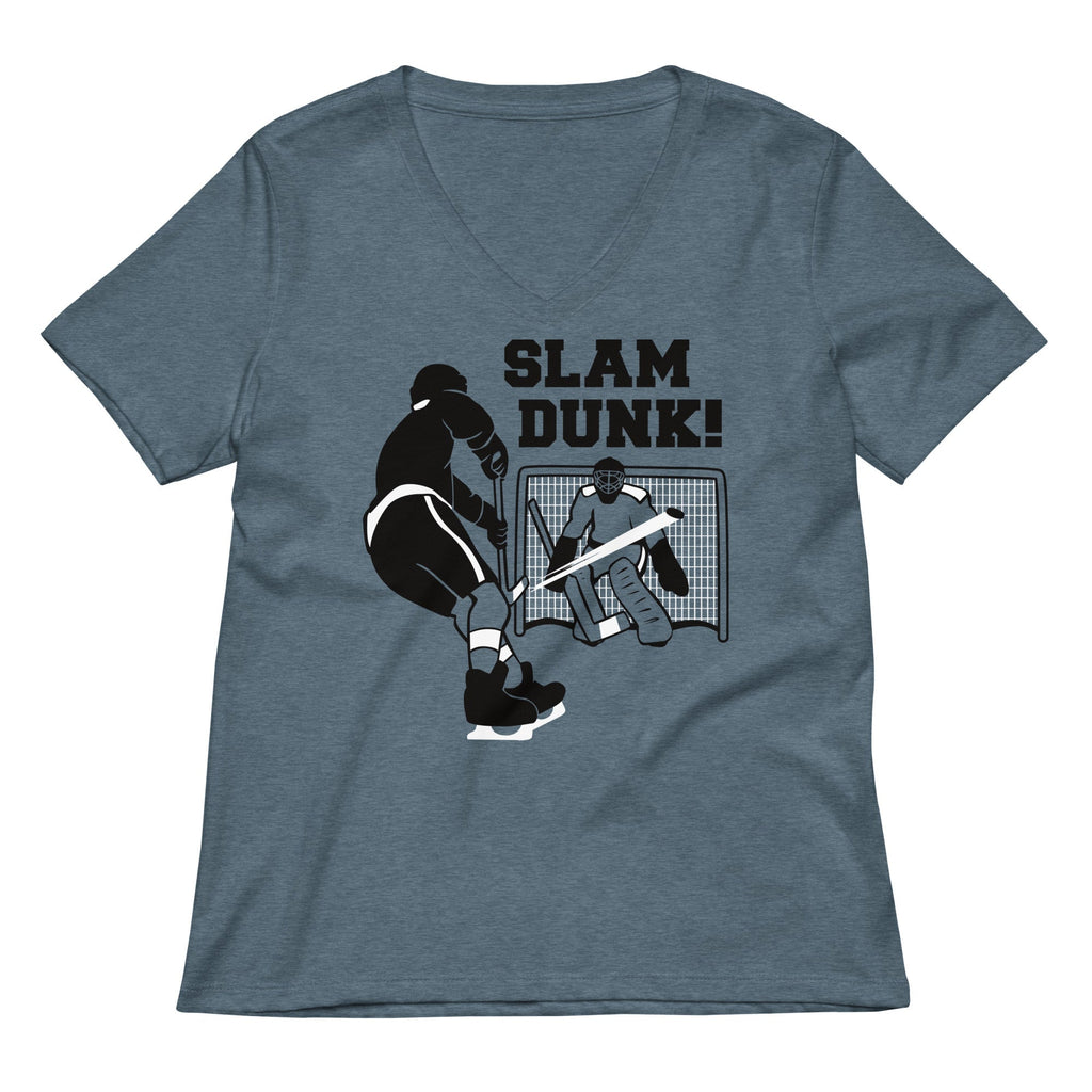 Slam Dunk! Women's V-Neck Tee Hoodie, Sweatshirt | CoreVibeTees.com (Image 2)