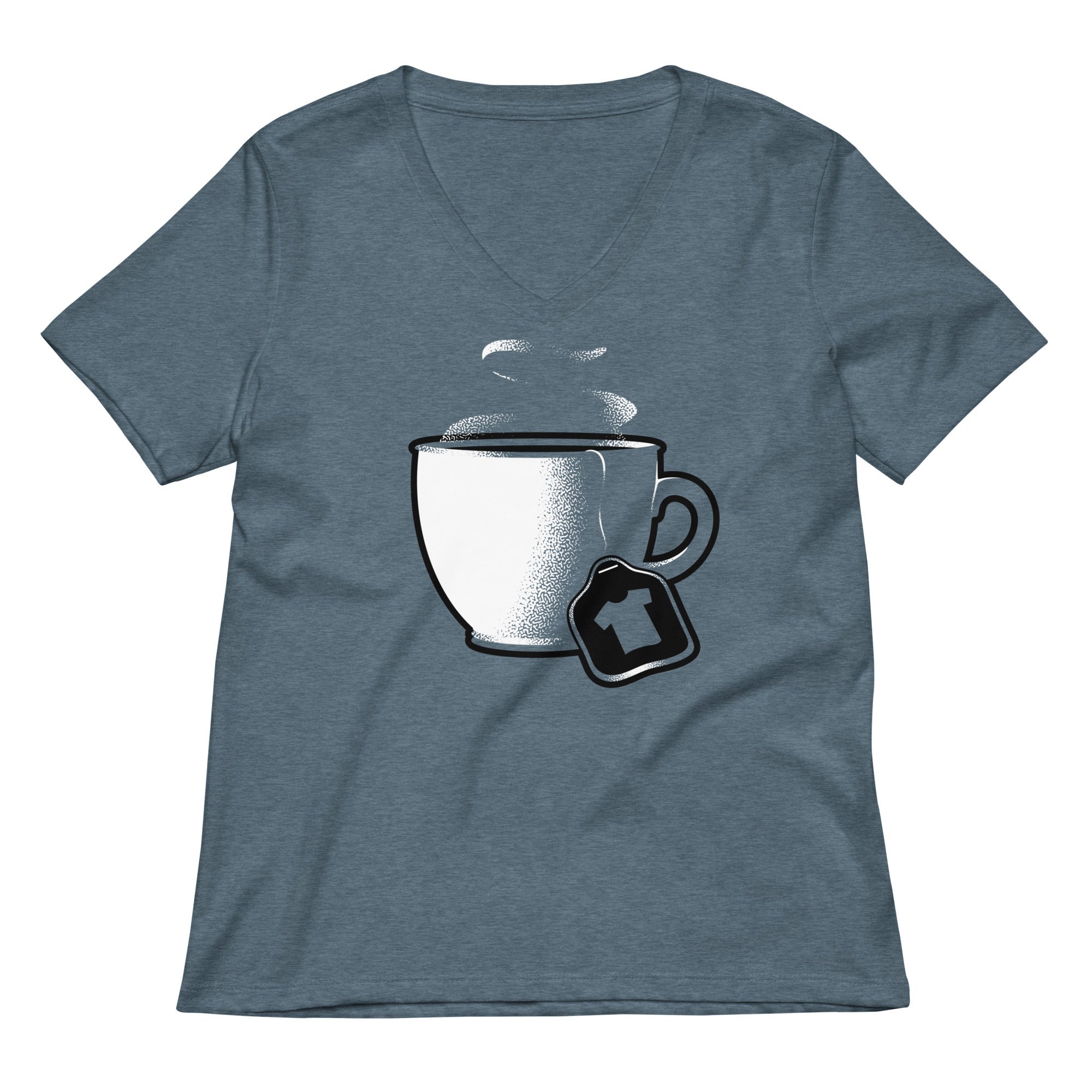 Tea Shirt Women's V-Neck Tee Hoodie, Sweatshirt | CoreVibeTees.com (Image 1)
