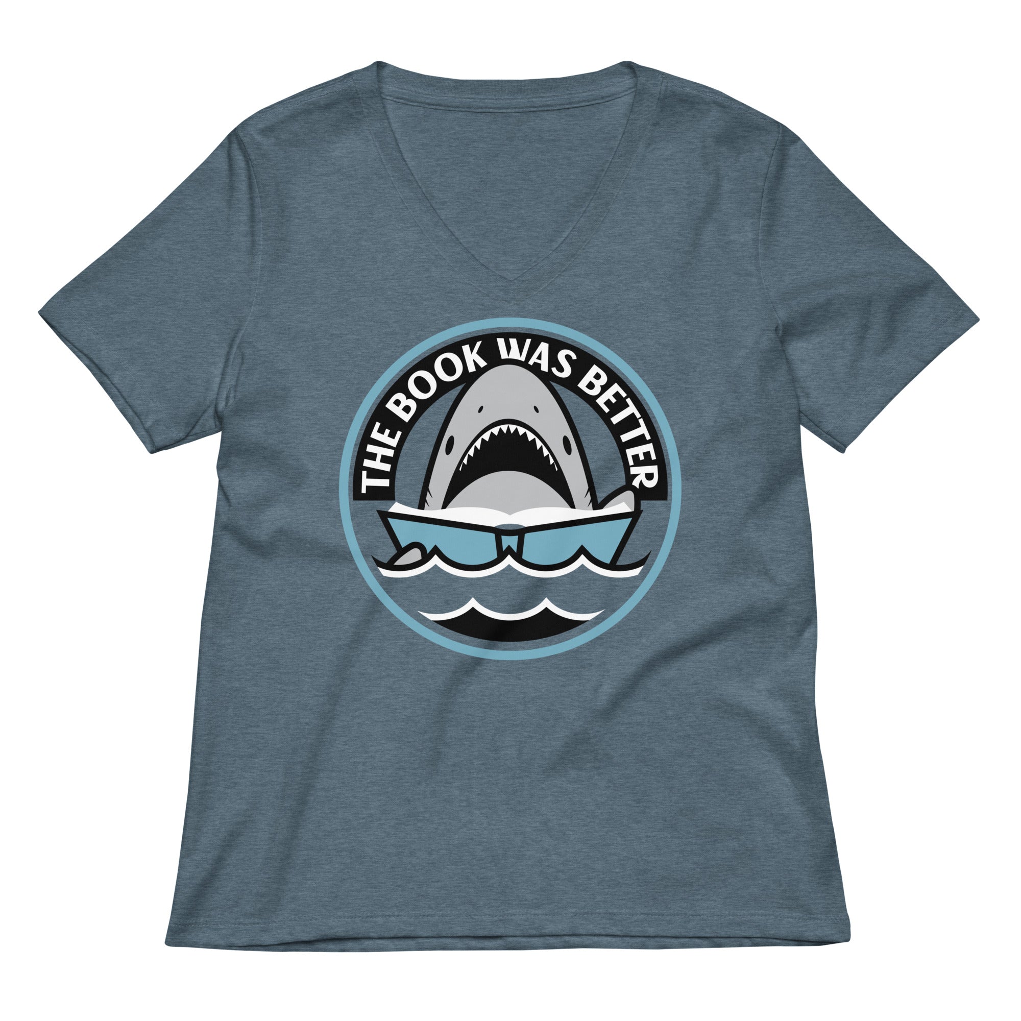 The Book Was Better Women's V-Neck Tee Hoodie, Sweatshirt | CoreVibeTees.com (Image 1)