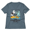 The Conspiracy Club Women's V-Neck Tee Hoodie, Sweatshirt | CoreVibeTees.com (Image 1)
